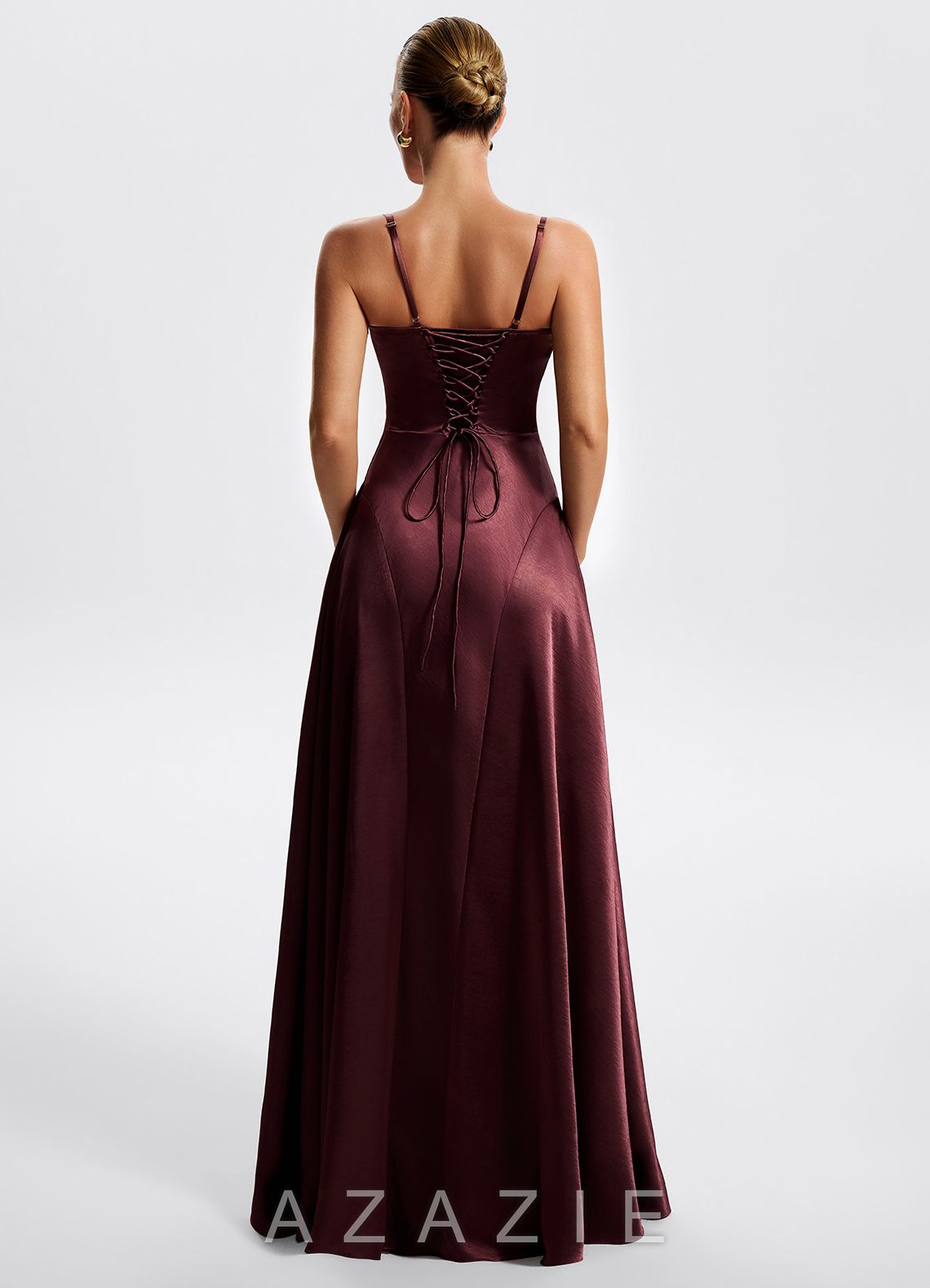 Noreen {color} A-Line Maxi Dress  sp_cabernet_#cn472