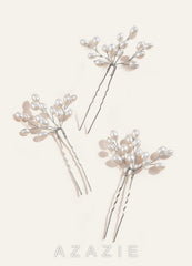 Pearl Beaded Hairpin Set