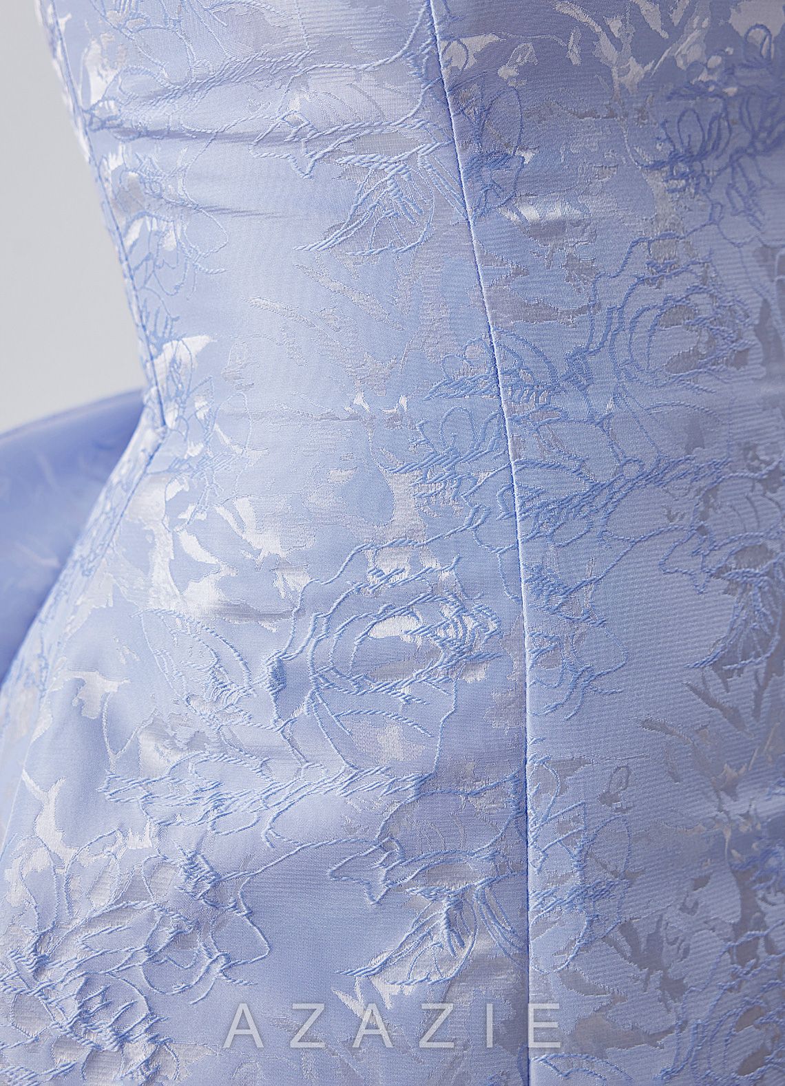 Thalassiana Periwinkle Tank Jacquard Bows A-Line Mini Dress