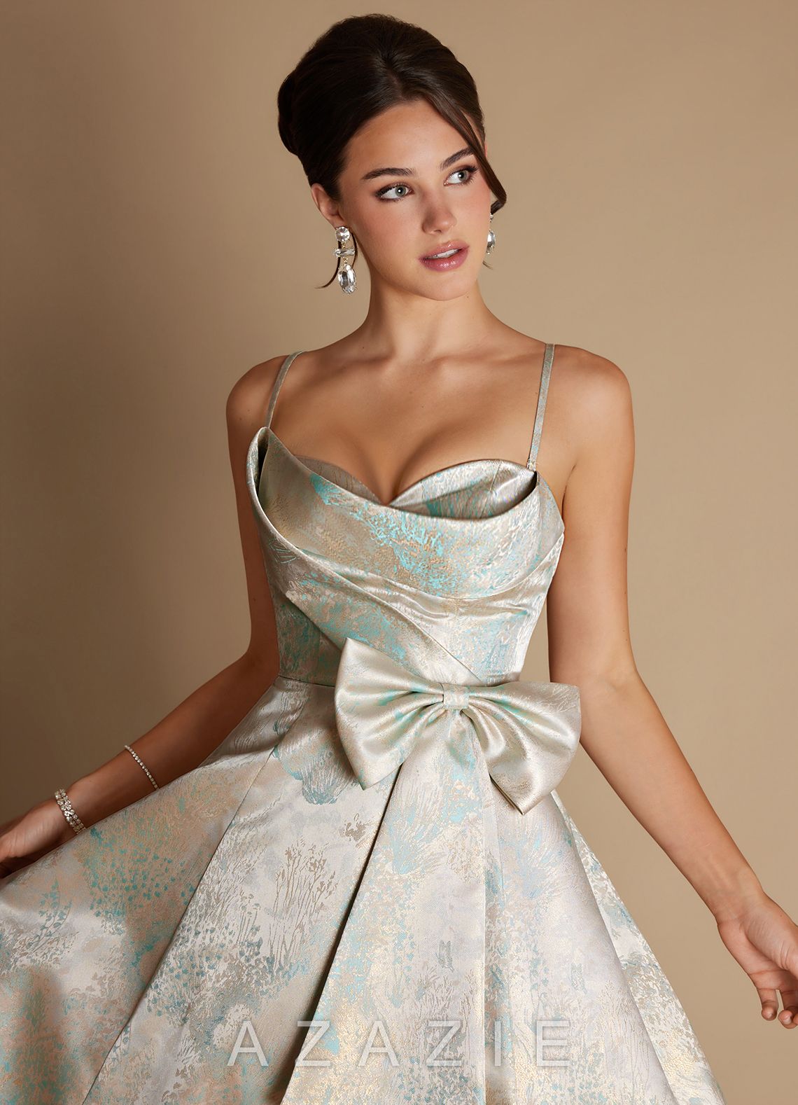 Alanis {color} Gown  sp_mint_pearl_#mp134425
