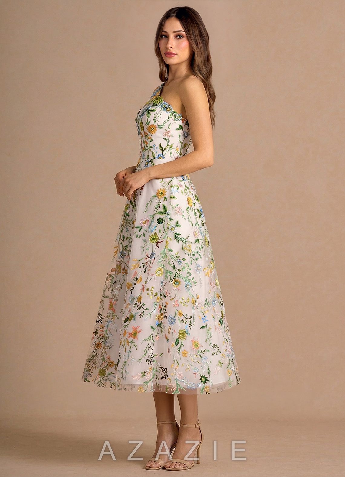 Maribela {color} Midi Dress  sp_blush_pink_multi_#bm134766