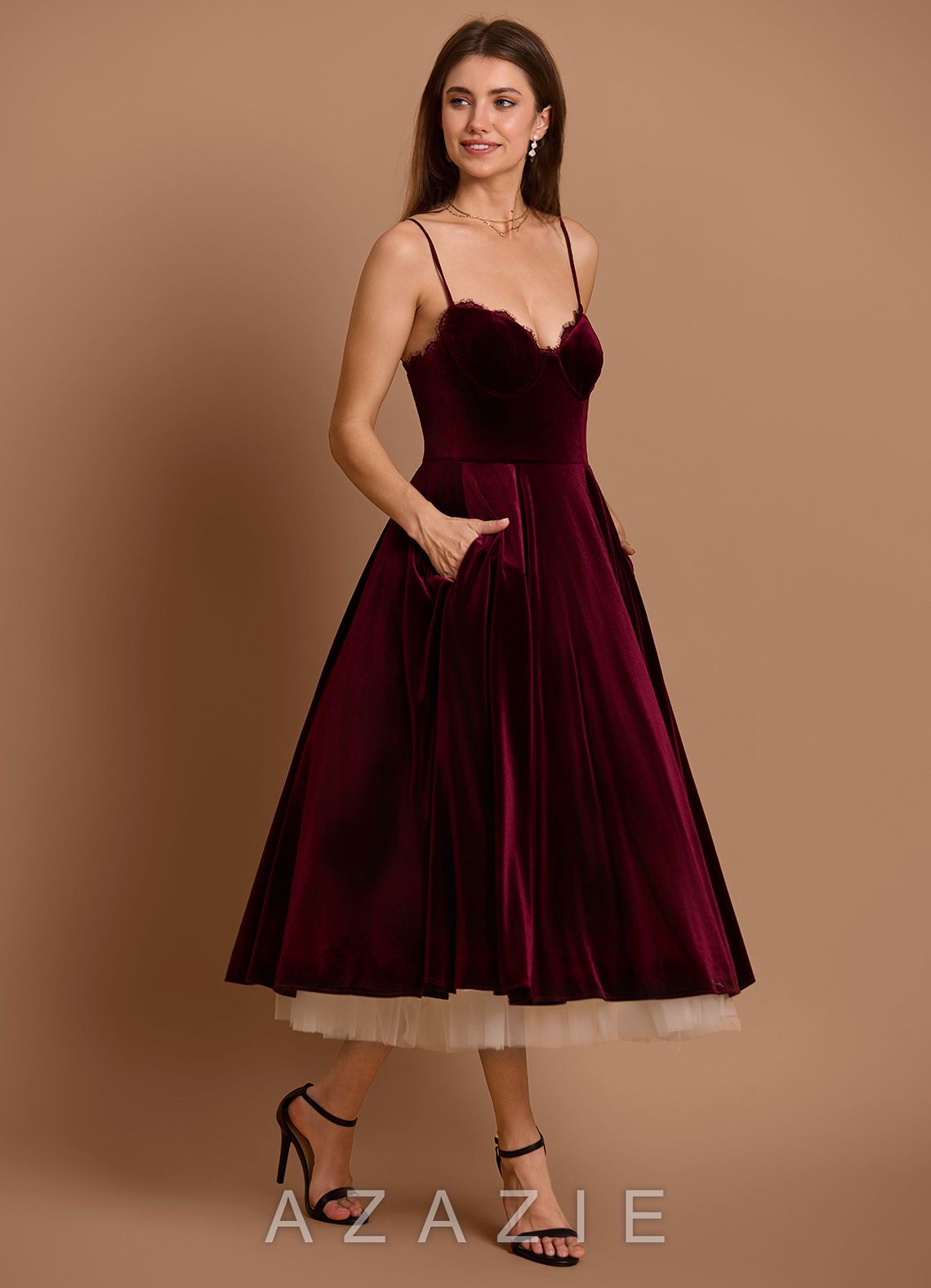 Gracyn {color} Two Piece Dress  wine_#wn134182