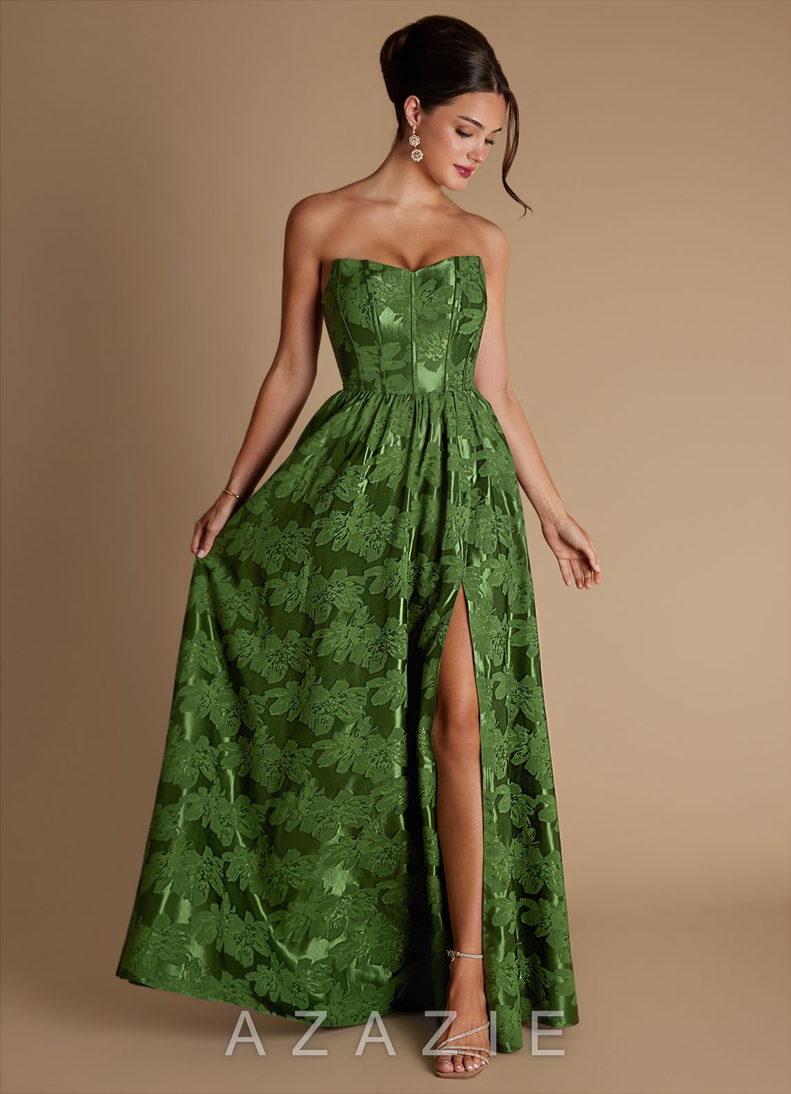 Ashlie {color} Maxi Dress  sp_midnight_forest_#mf134417