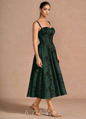 Amity {color} Midi Dress  sp_emerald_black_#eb134985