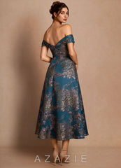 Jordan {color} Midi Dress  sp_teal_floral_#tf134963