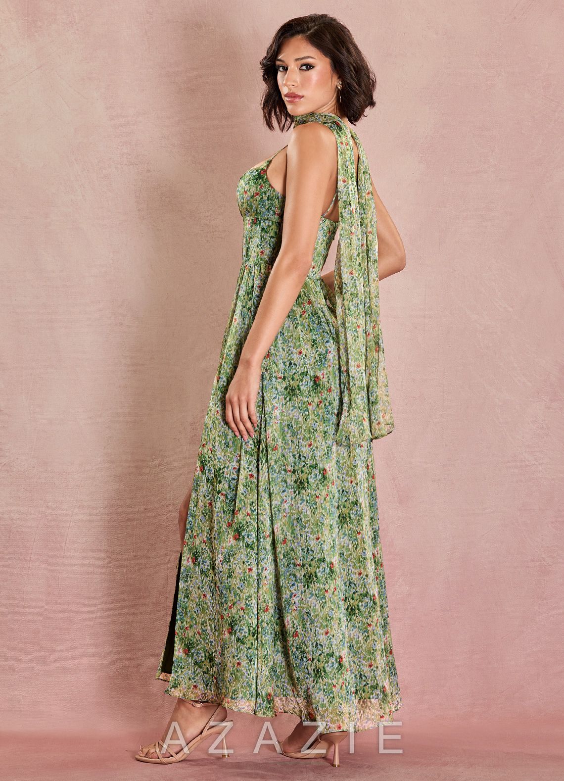 Lolla {color} Maxi Dress  sp_green_floral_#gf134901