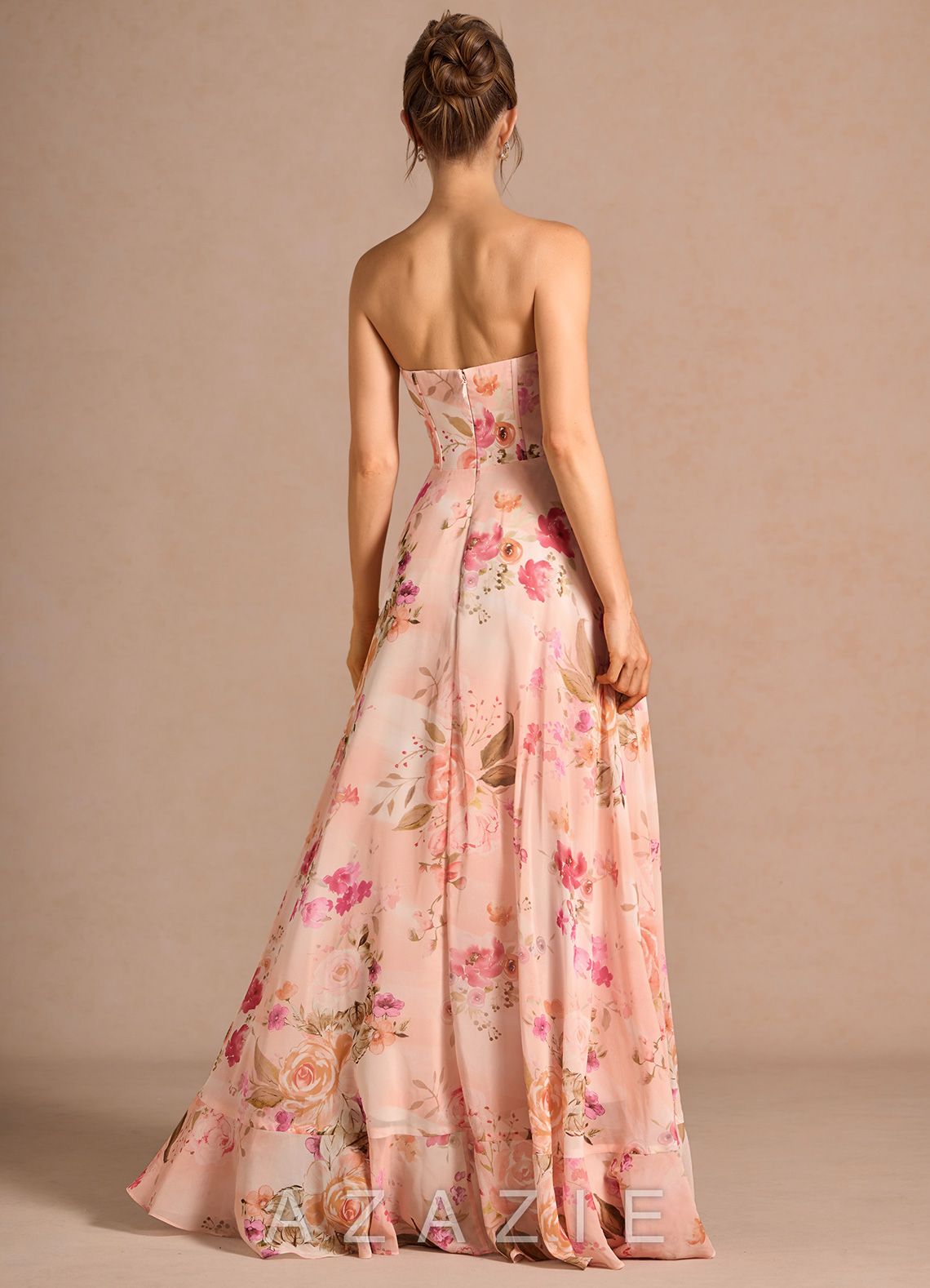 Daphne {color} Maxi Dress  sp_abstract_bouquet_floral_#111401