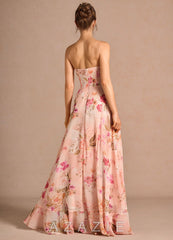 Daphne {color} Maxi Dress  sp_abstract_bouquet_floral_#111401