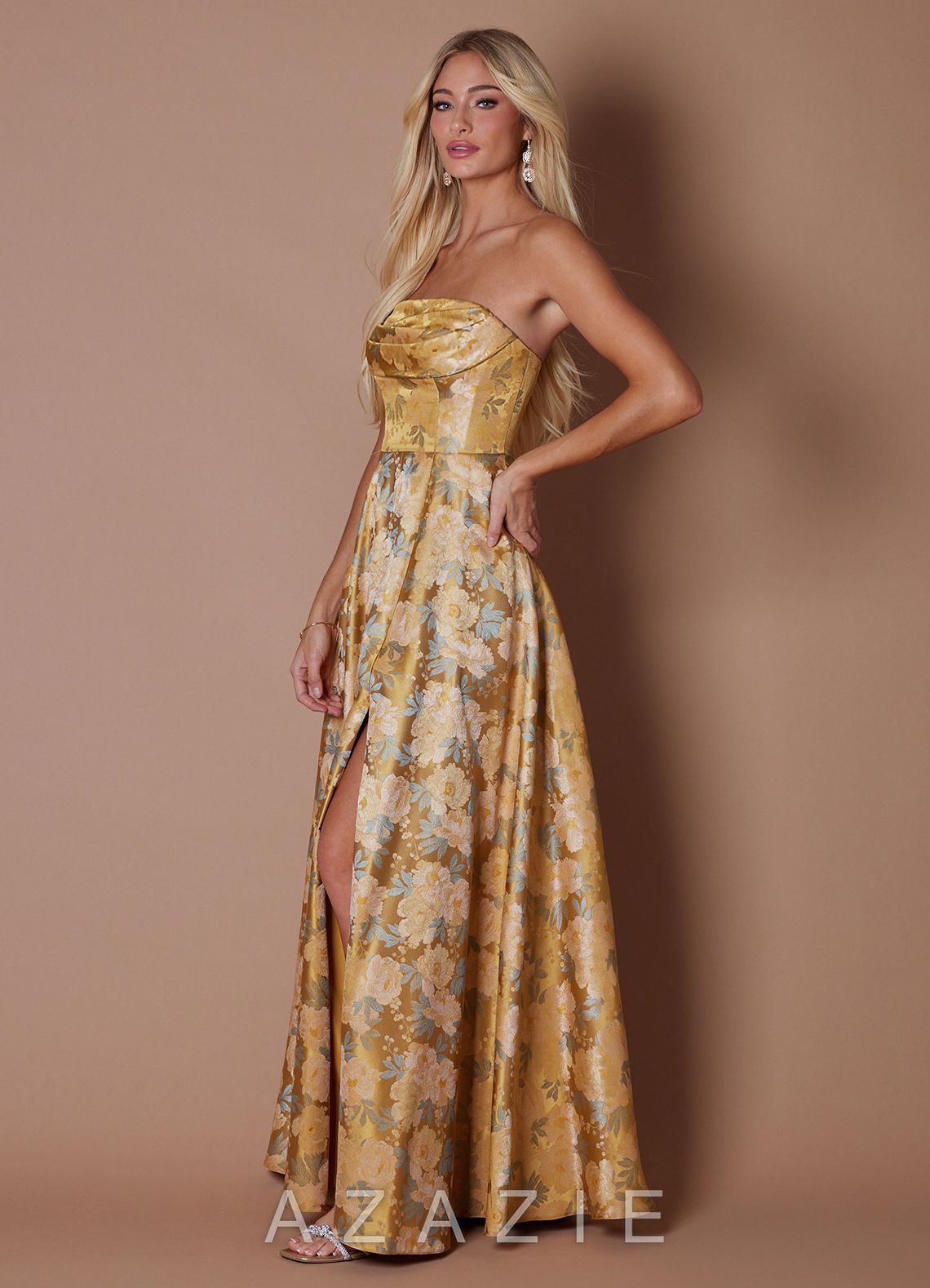 Nella {color} Maxi Dress  sp_ochre_gold_#og134227