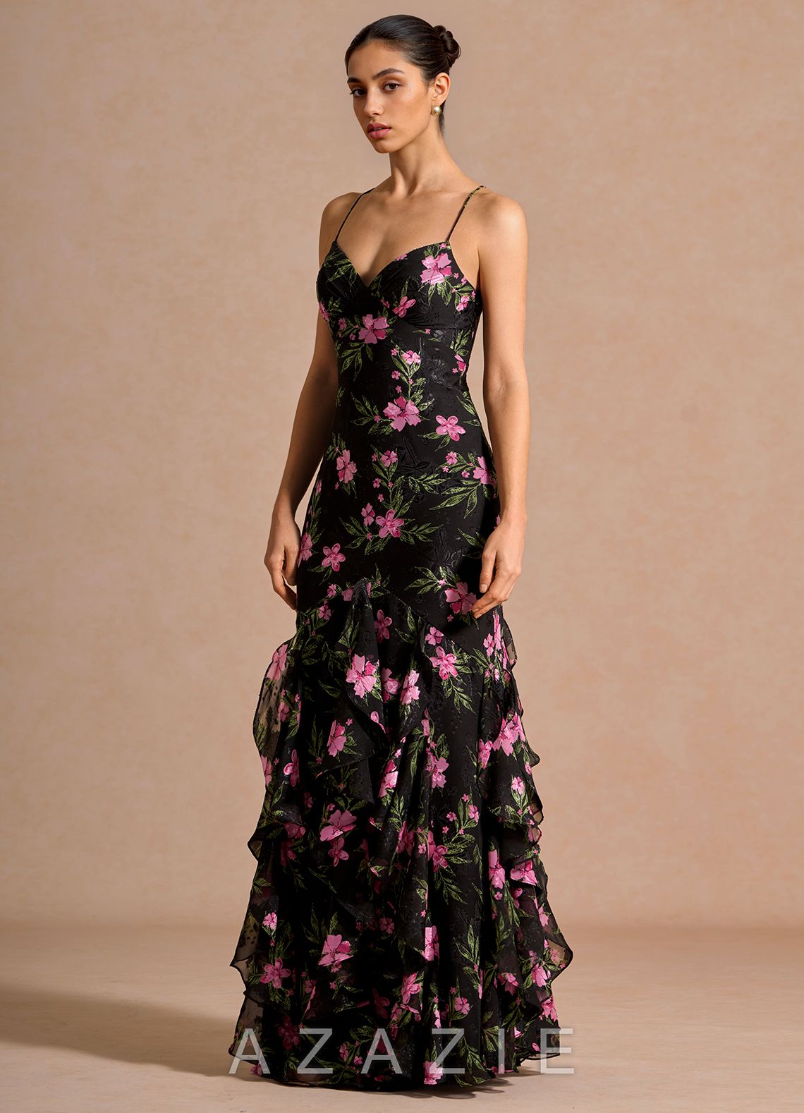 Mariel {color} Maxi Dress  sp_black_multi_floral_#yf134318