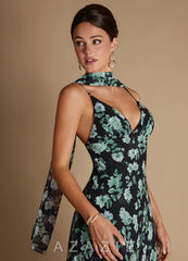 Julia {color} Midi Dress  sp_noir_bloom_#nb134373