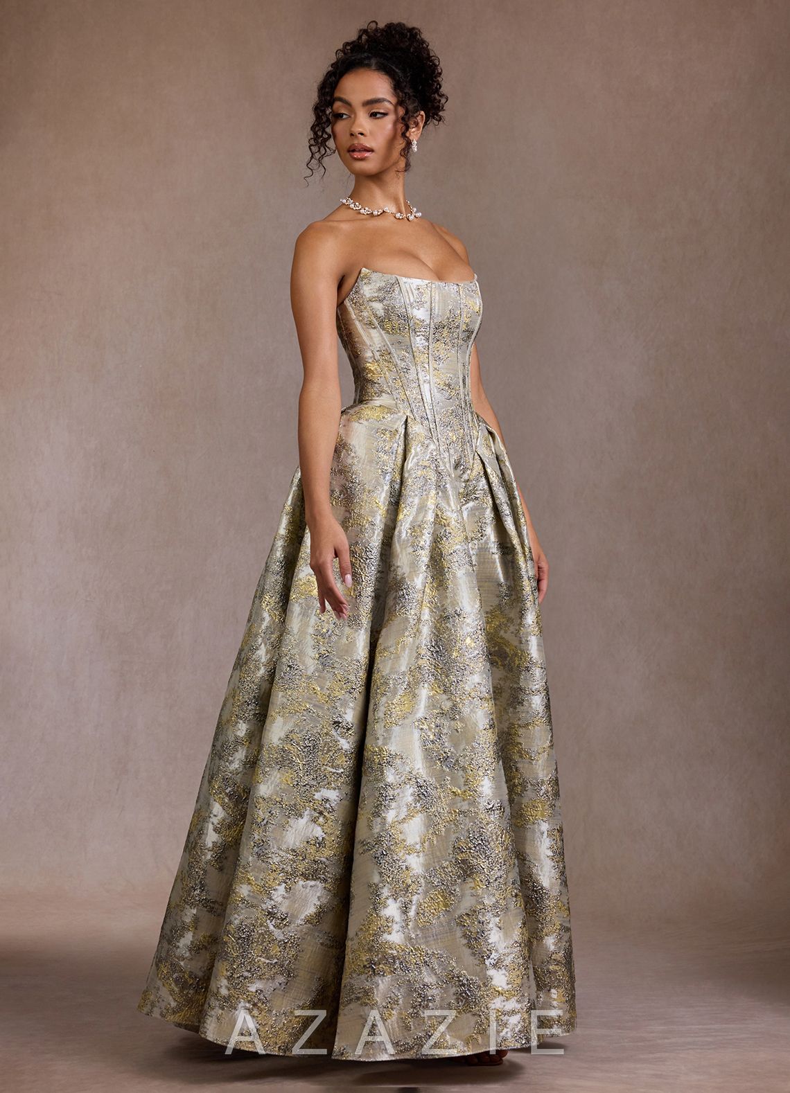 Mavis {color} Gown  sp_gilded_silver_#gs134087