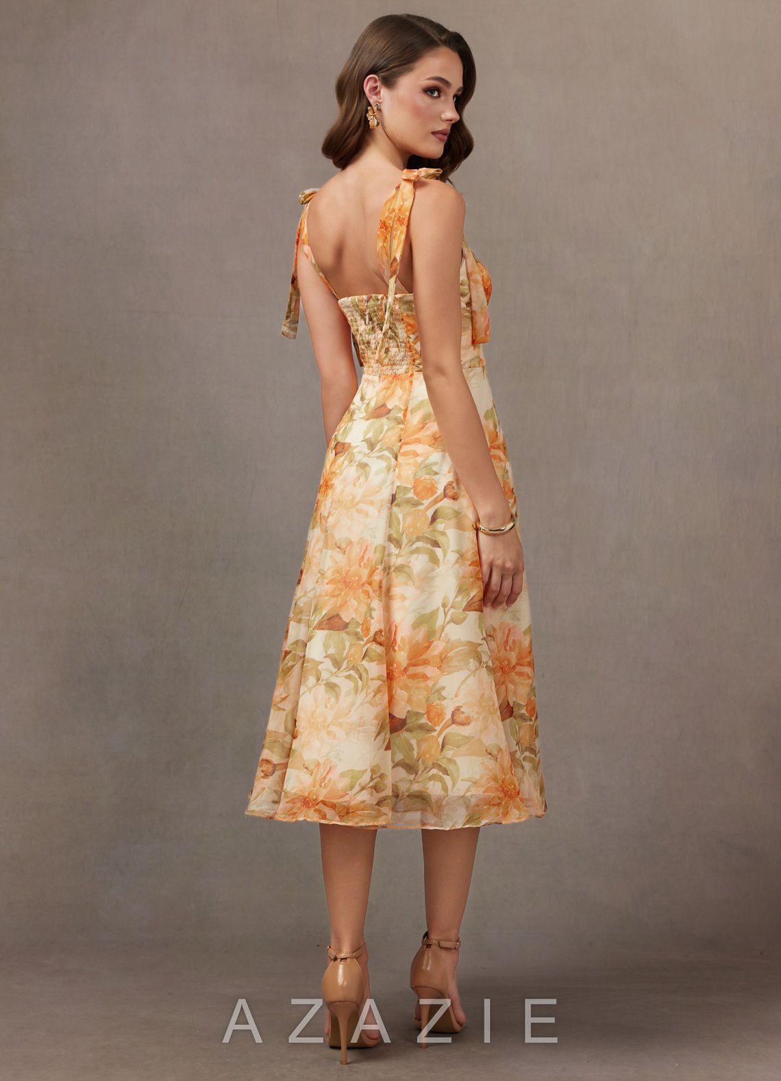 Jess {color} Midi Dress  sp_peach_bloom_#pb134369