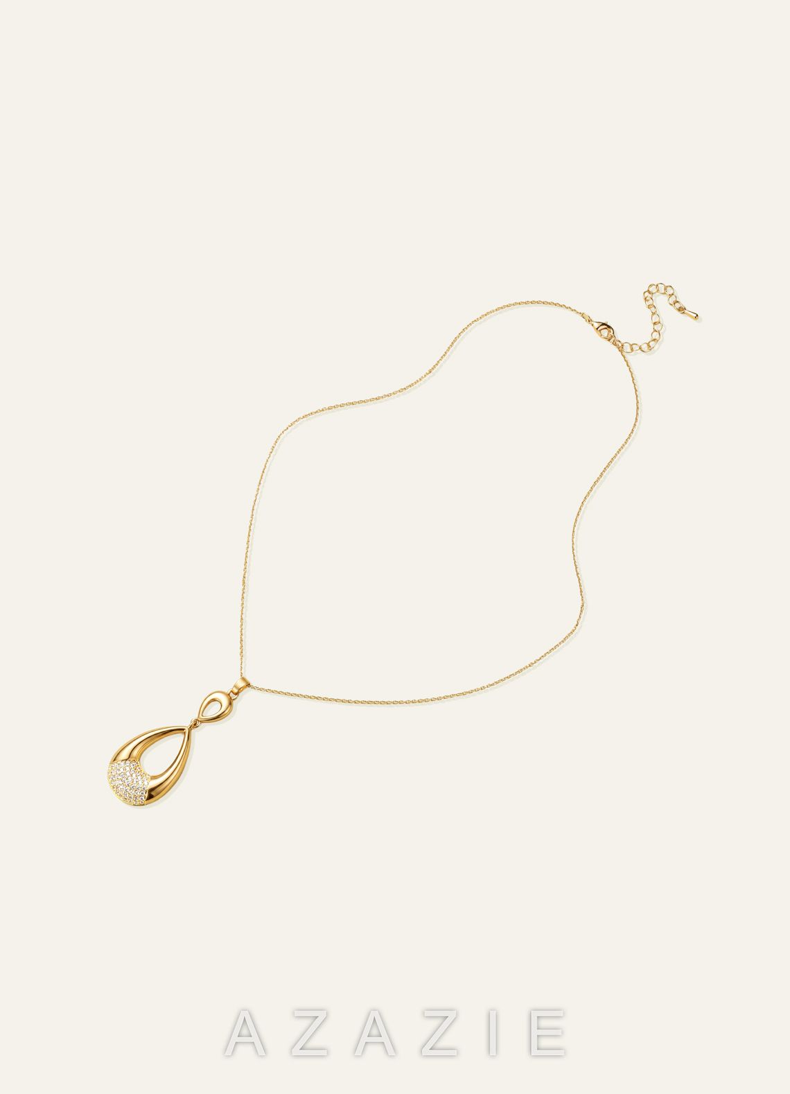 Gold Zirconia Jewelry Set