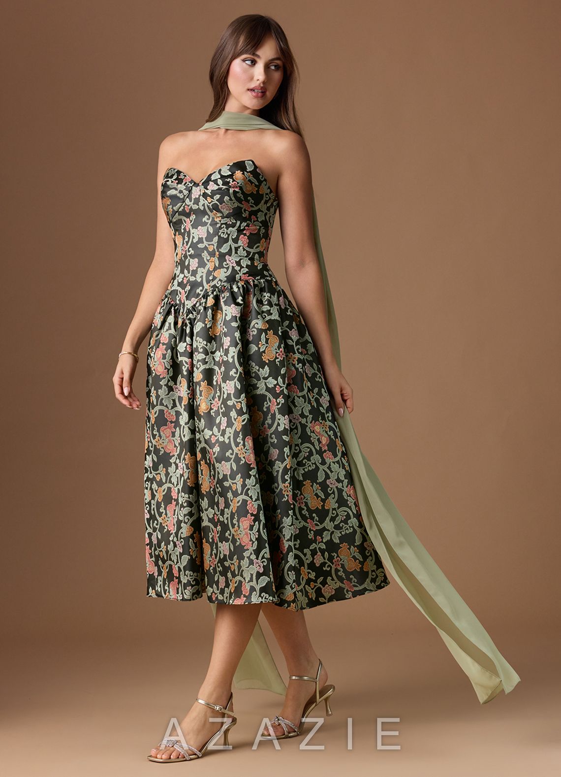 Desy {color} Midi Dress  sp_midnight_garden_#mg134314