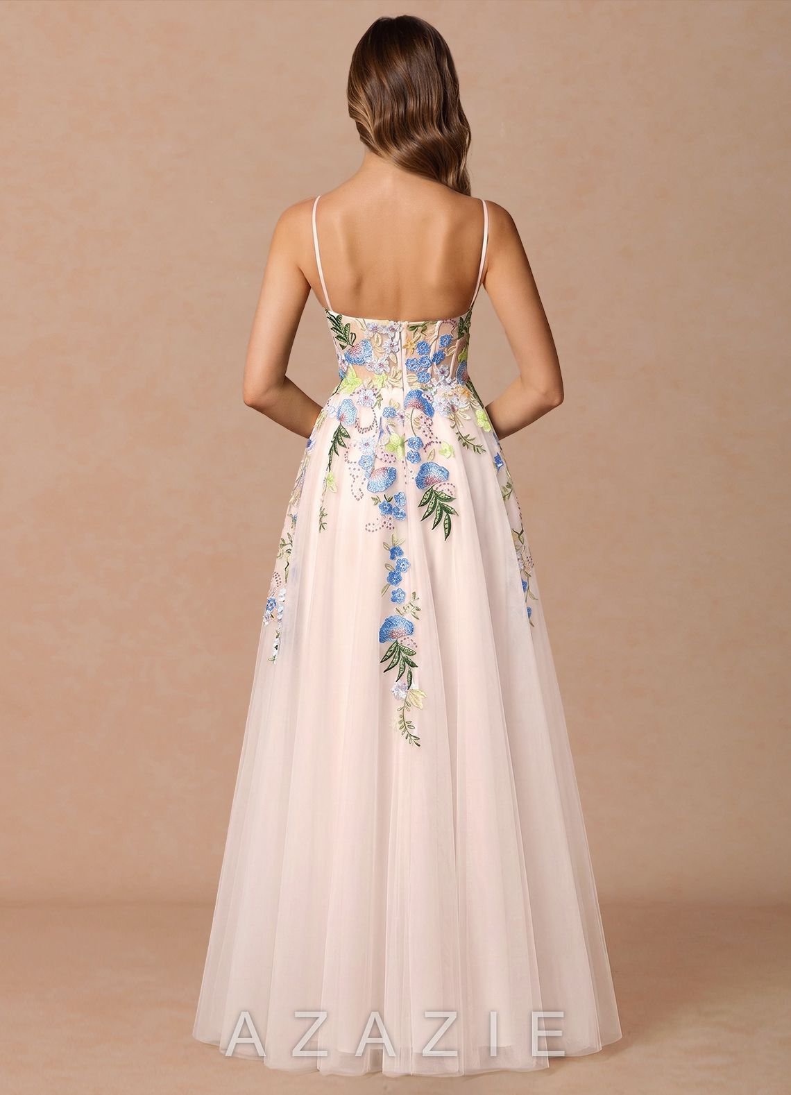 Iverine {color} Maxi Dress  sp_blush_pink_multi_#bm134767