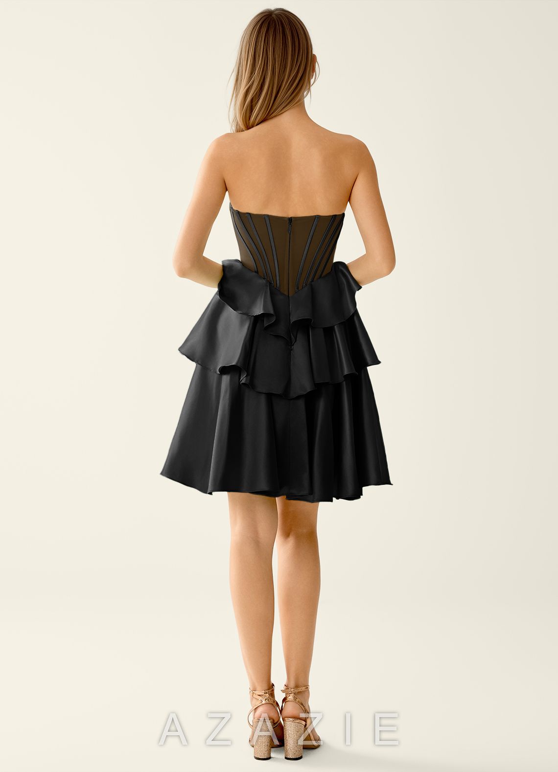 Aurisse Black Mini Dress