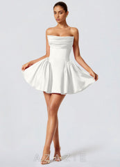 Hebe {color} Mini Dress  white_#wt134112