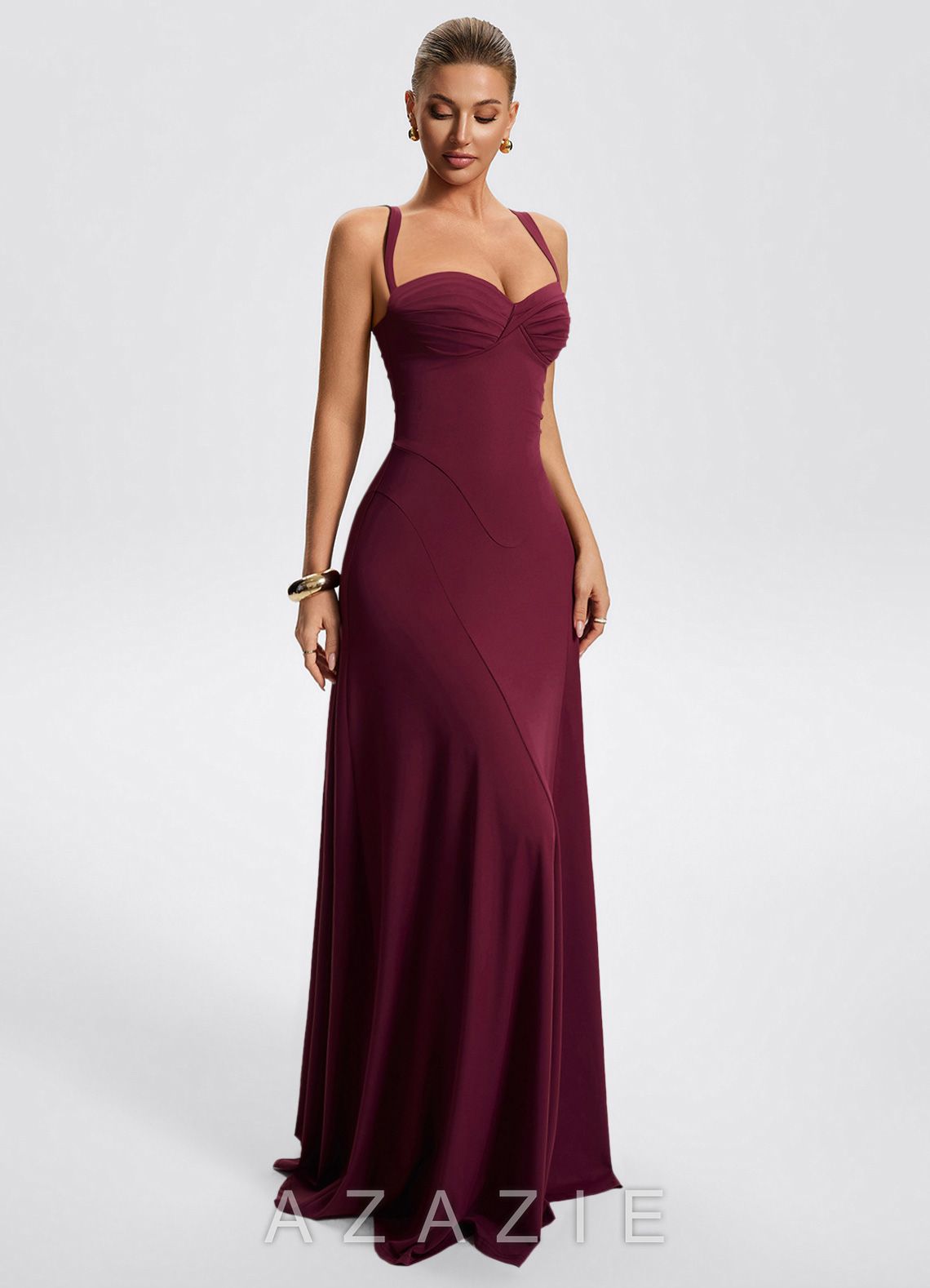 Zephira {color} Maxi Dress  cabernet