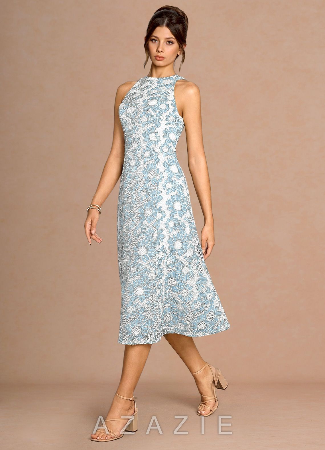 Selira {color} Midi Dress  sp_blue_and_white_#bw134794