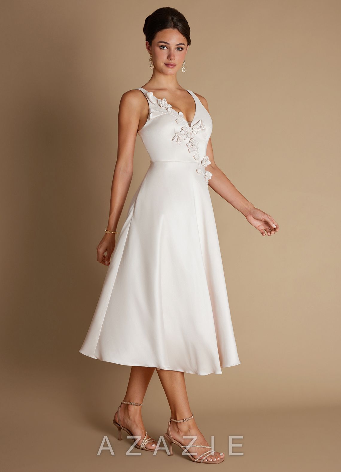 Aurora {color} Midi Dress  sp_eggshell_#el134408