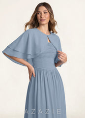 Azazie Matching Color Chiffon Double Layer Shawl