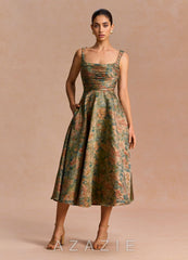 Azaria {color} Midi Dress  sp_vintage_teal_#vt134789