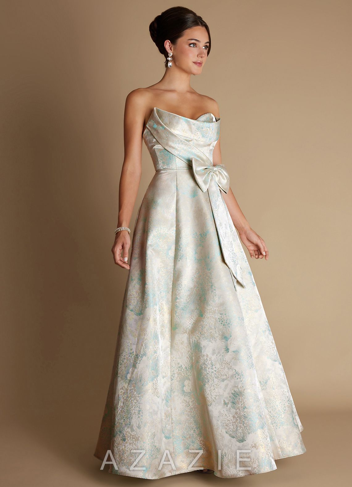 Alanis {color} Gown  sp_mint_pearl_#mp134425