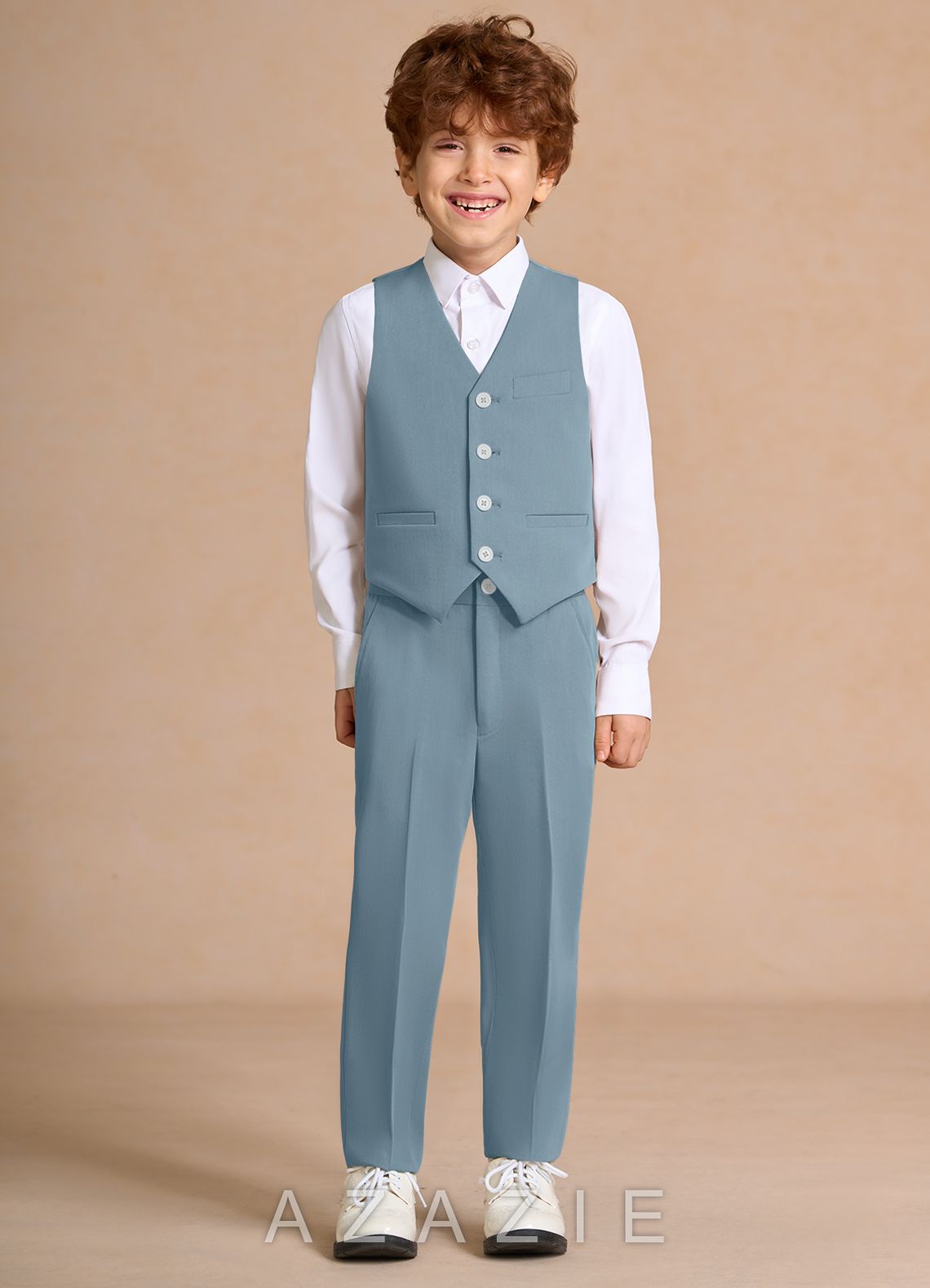 Oliver Light Blue Boys 3-Piece Suit