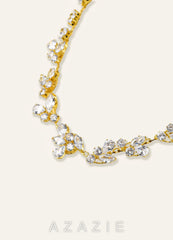 Crystal Clusters Back Necklace