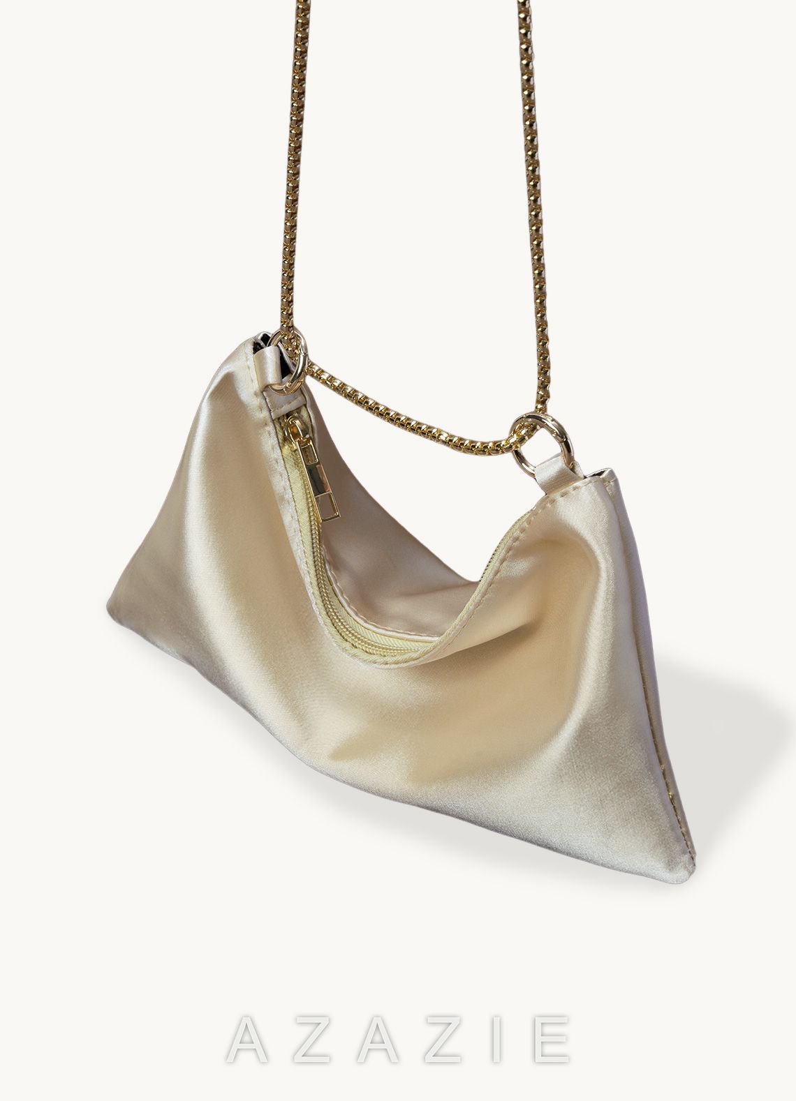 Metallic Chain Underarm Bag