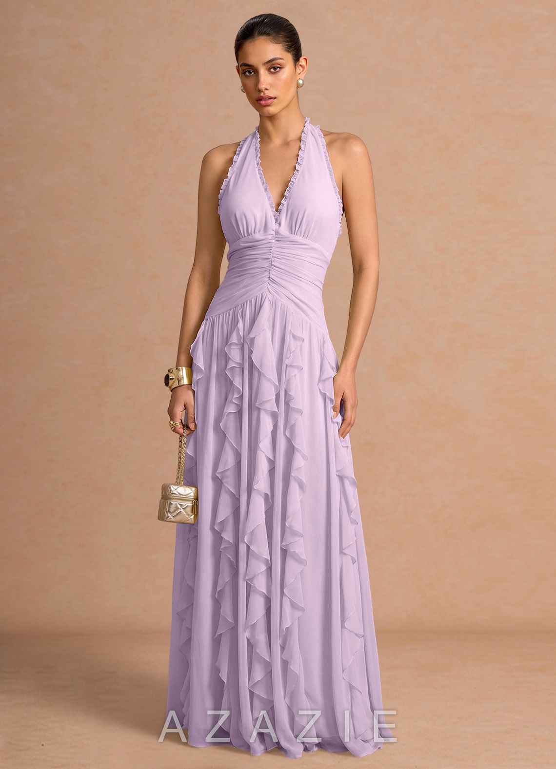 Sylvie {color} Maxi Dress  sp_frosted_lilac_#fl134121