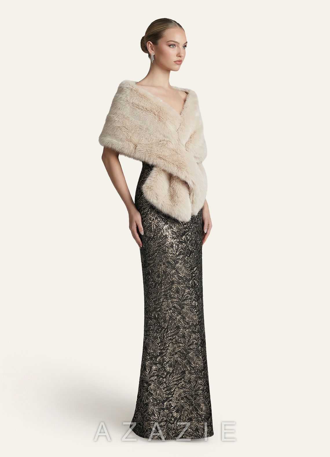 Plush Faux Fur Wrap