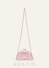 Pearl Shell Acrylic Clutch Bag