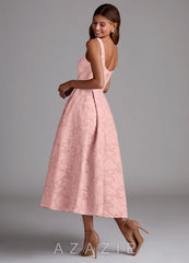 Adelie {color} A-line Midi Dress  sp_haze_pink_#hp134328