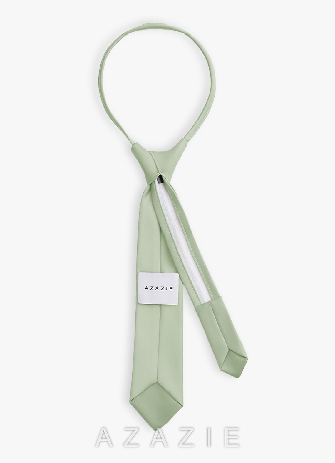 Boy's Matte Satin Pre-Tie  dusty_sage