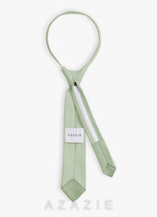 Boy's Matte Satin Pre-Tie  dusty_sage