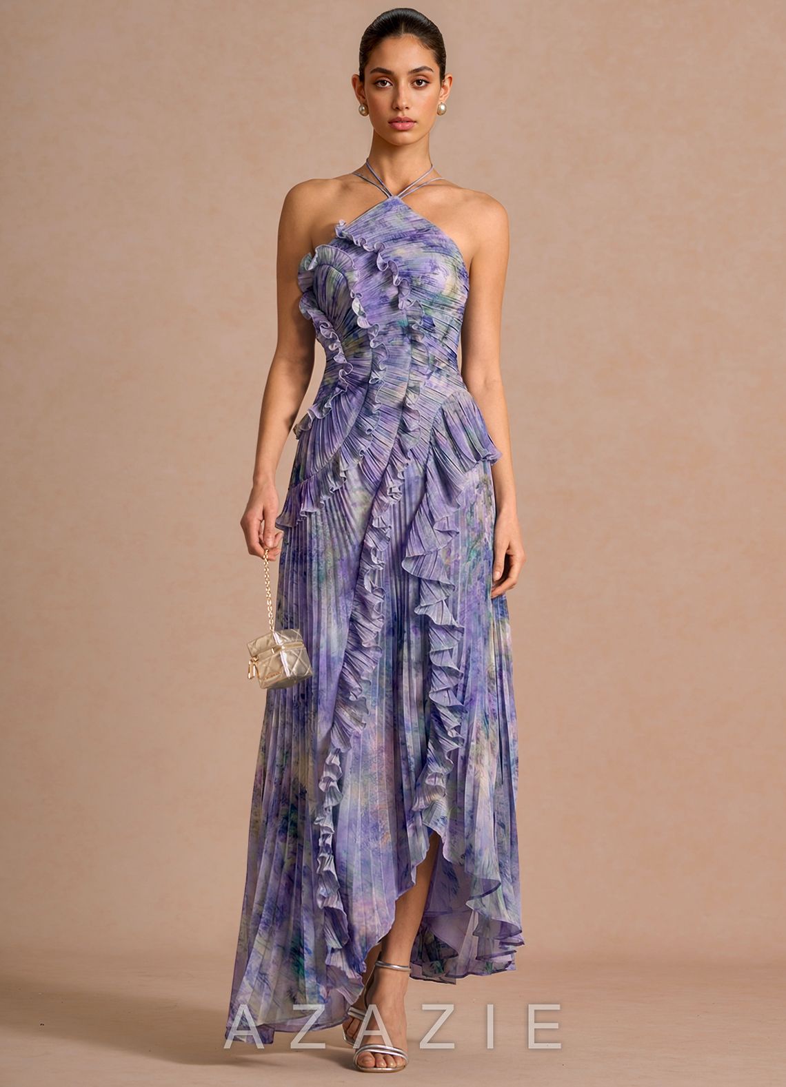 Hatsu {color} Maxi Dress  sp_lilac_#lc134700