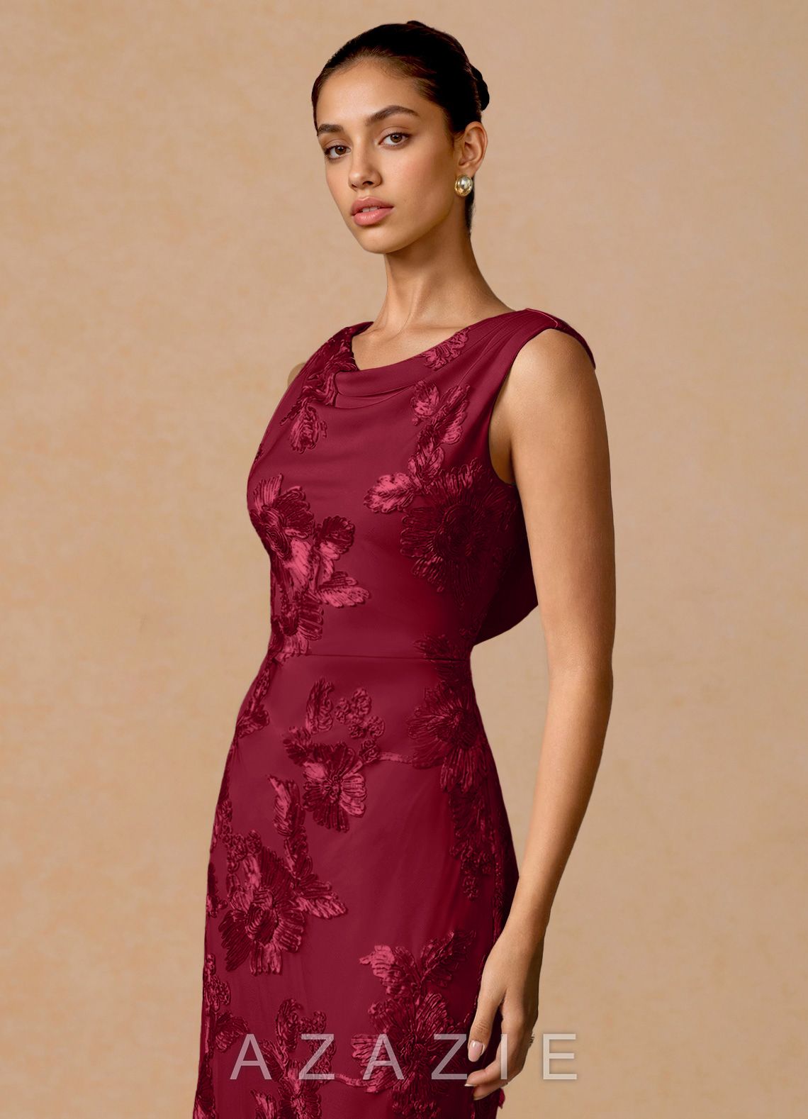 Elowis {color} Maxi Dress  sp_burgundy_#bd308