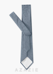 Jacquard Skinny Tie  dusty_blue