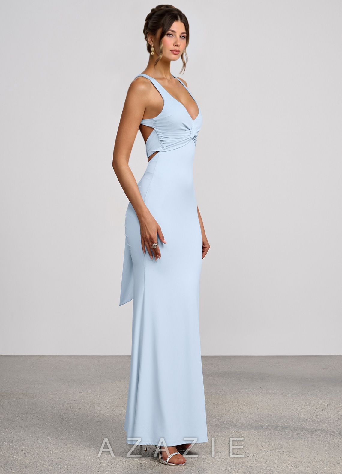 Zinnia {color} Maxi Dress  sp_sky_blue_#a0adb7