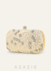 Pearl & Crystal Beaded Clutch Bag