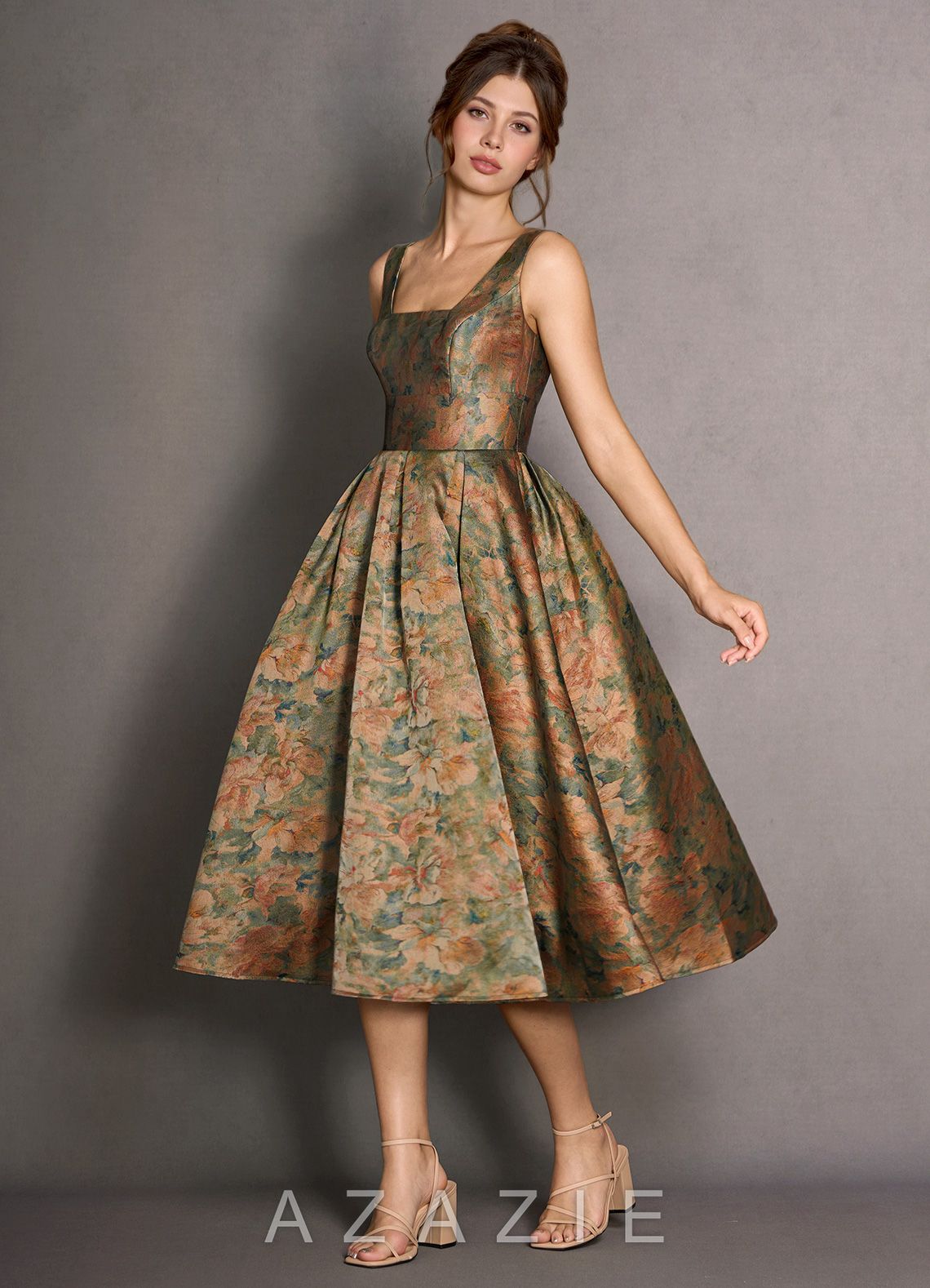 Katel {color} Midi Dress  sp_vintage_teal_#vt134789