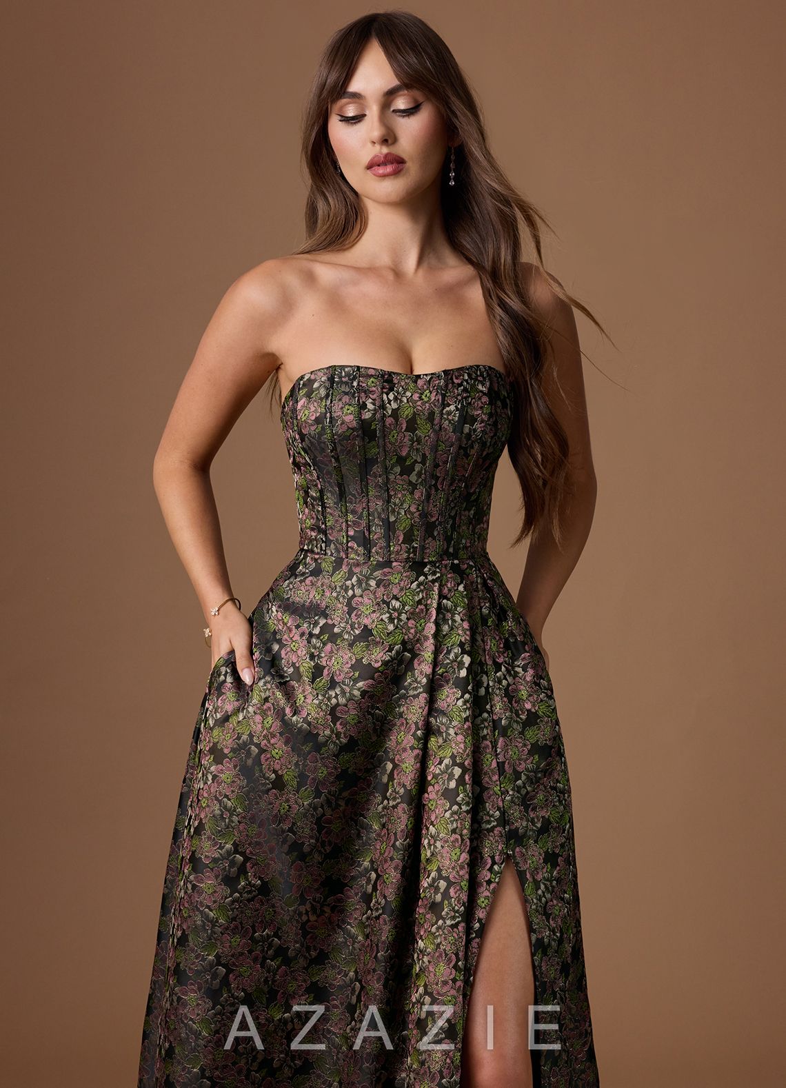 Bri {color} Maxi Dress  sp_moody_floral_#mf134311