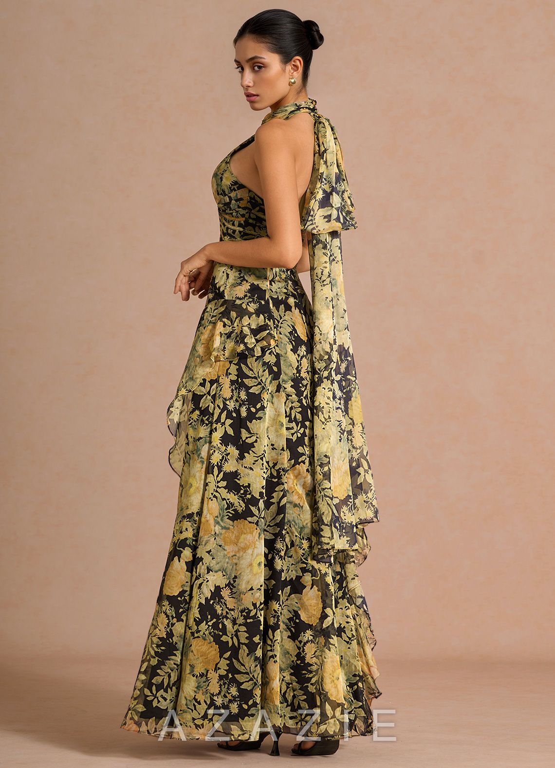 Vireya {color} Maxi Dress  sp_black_floral_#bf134362