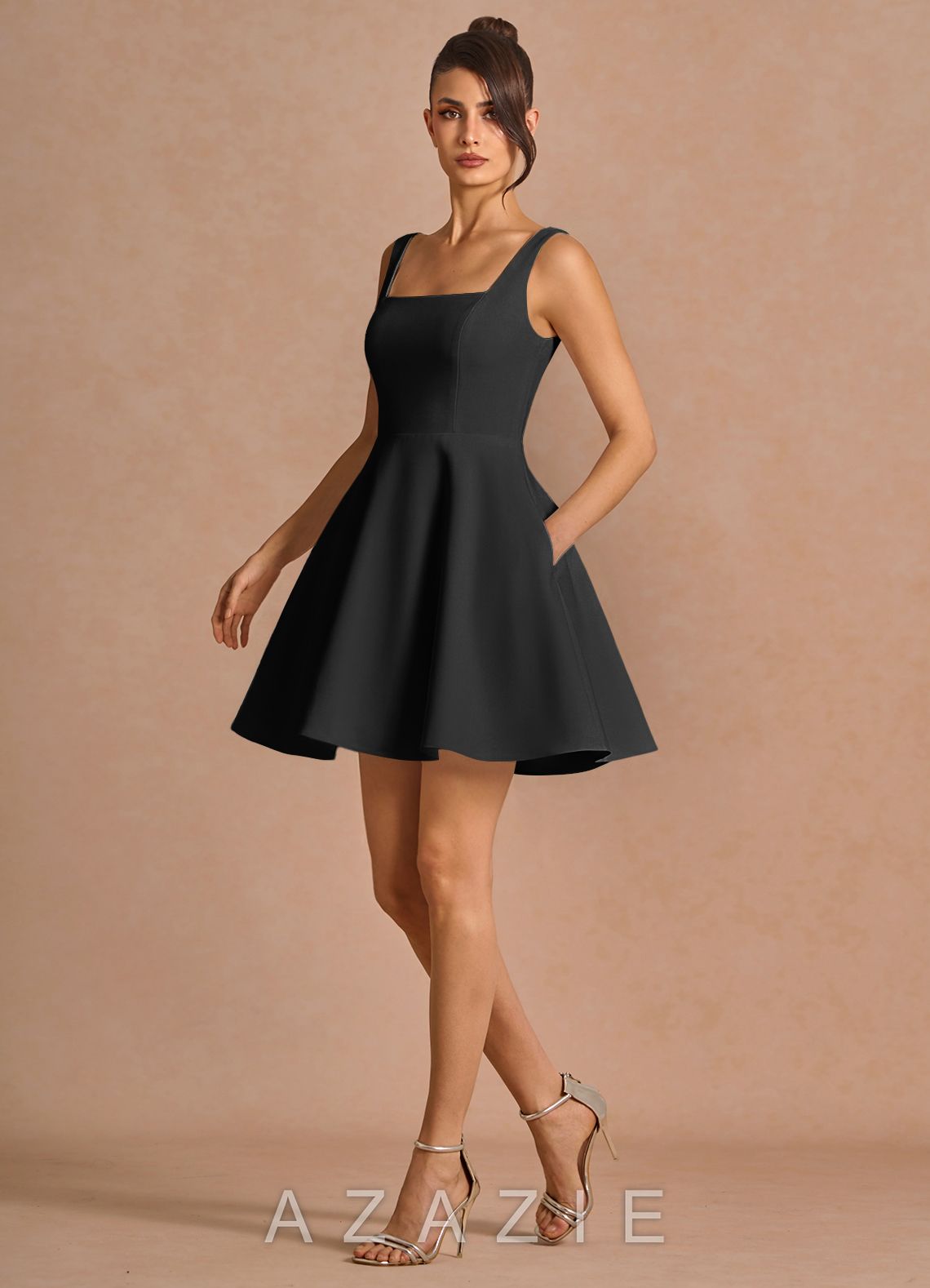 Brynn {color} Mini Dress  black
