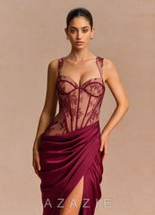 Solenne {color} Maxi Dress  wine_#wn134182
