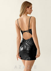 Rêvielle Black Mini Dress