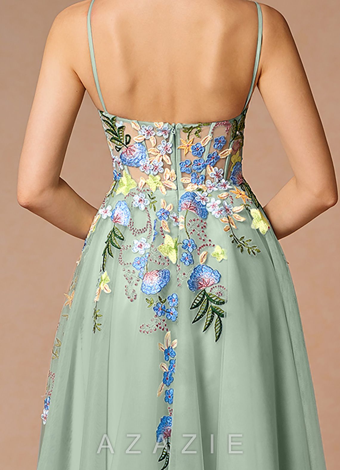 Iverine {color} Midi Dress  sp_pistachio_multi_#pm134791