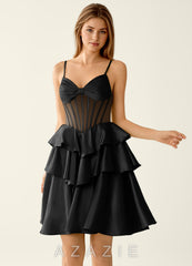 Aurisse Black Mini Dress